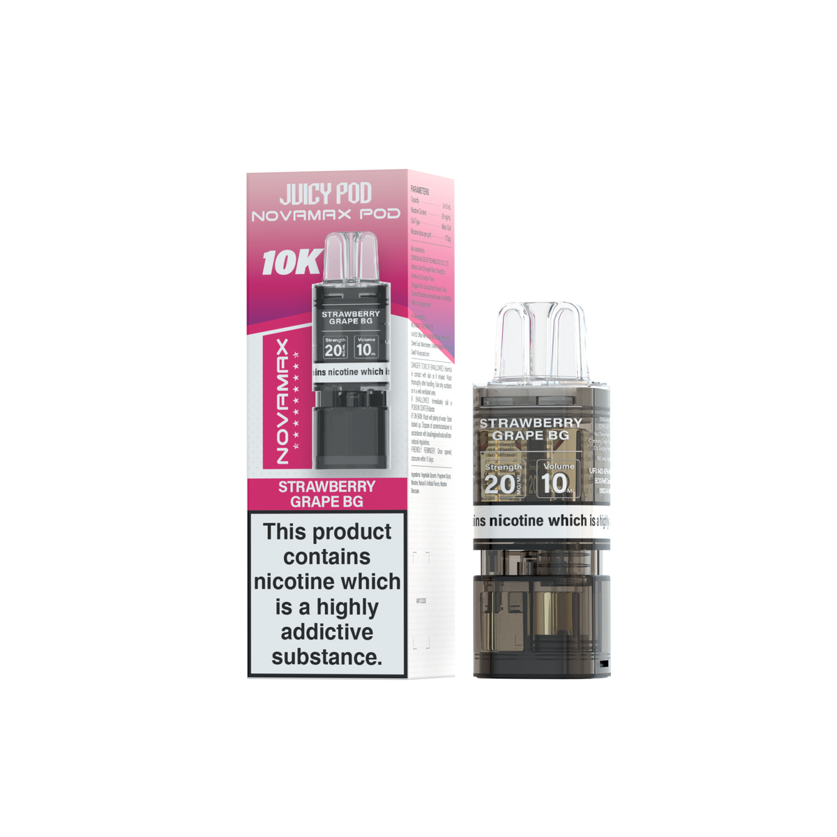 Juicy Pod NOVAMAX 10K Prefilled Pod