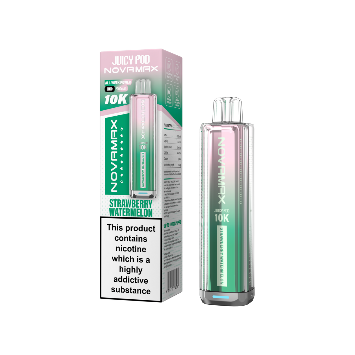 Juicy Pod NOVAMAX 10K Prefilled Vape Kit