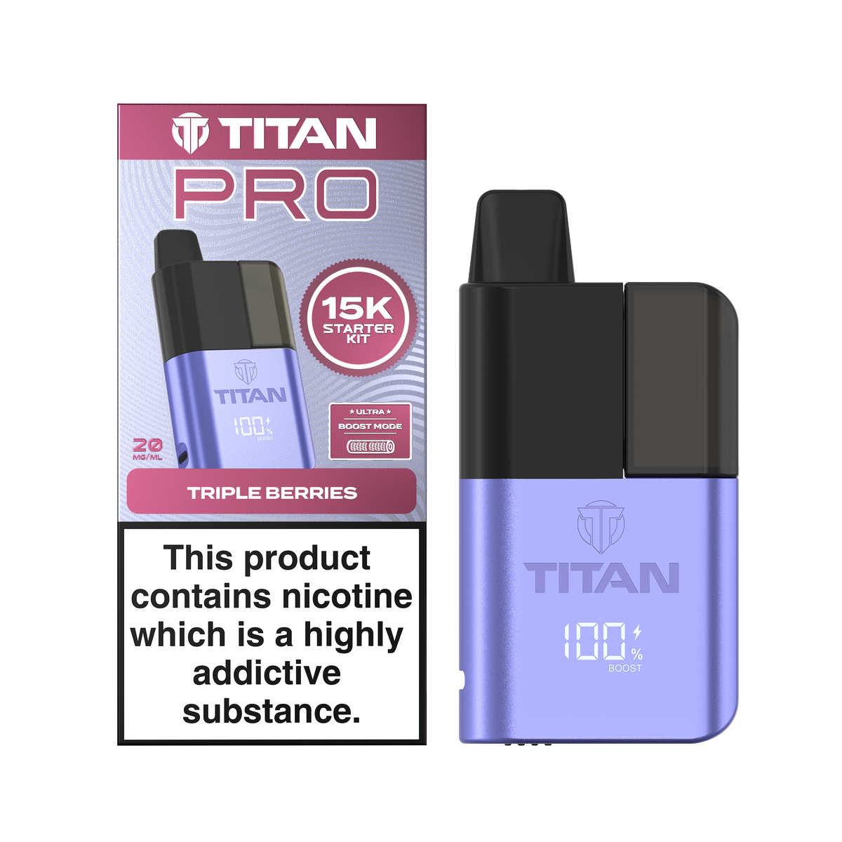 Titan Pro 15K Prefilled Vape Kit