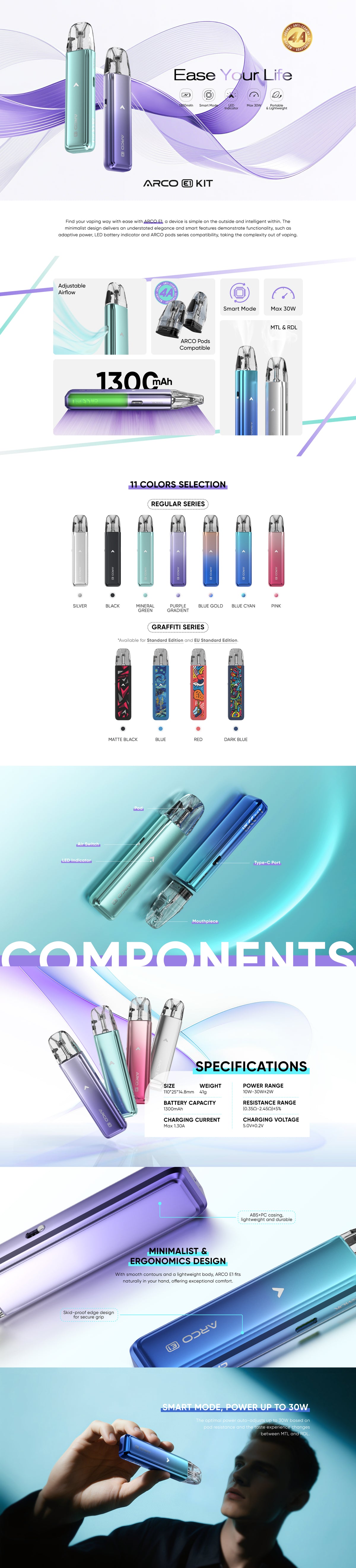 Smok ARCO E1 Vape Kit