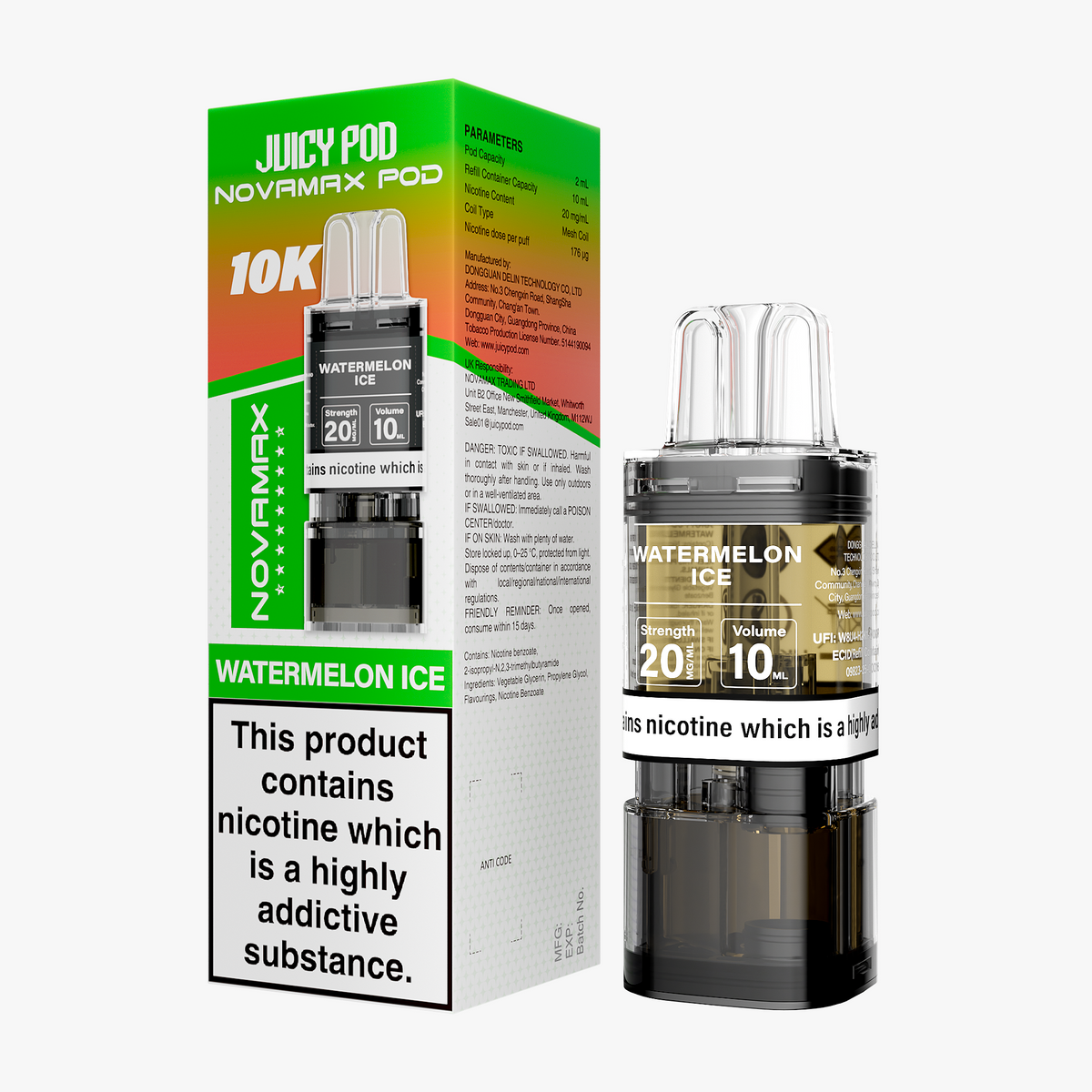 Juicy Pod NOVAMAX 10K Prefilled Pod