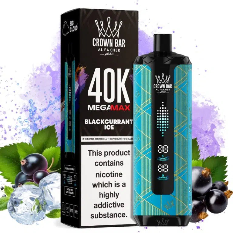 Al Fakher Mega Max 40000 Blackcurrant Ice