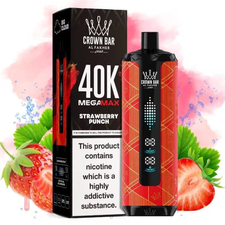 Al Fakher Mega Max 40k Strawberry Punch
