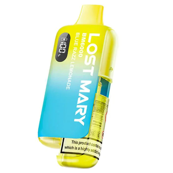Lost Mary BM6000 Refillable Vape Kit-Blue Razz Lemonade