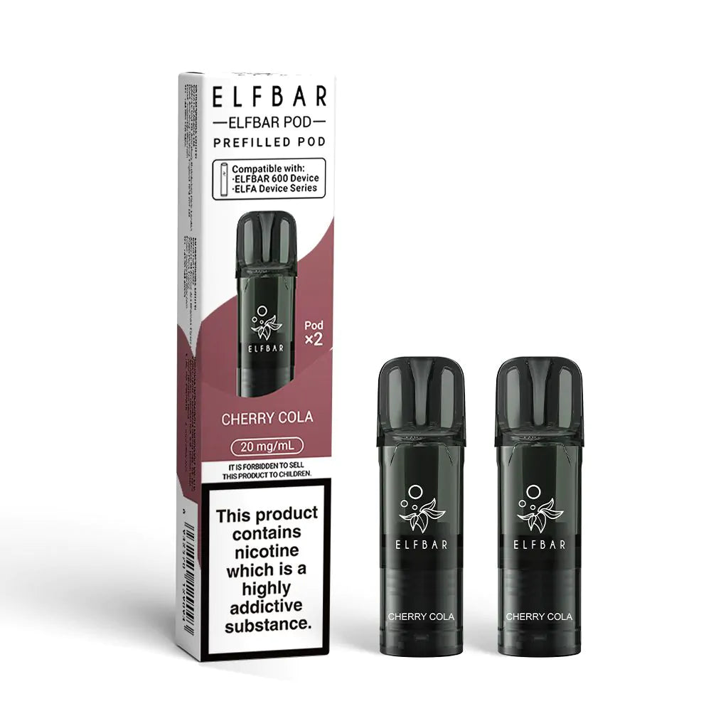 Elfbar 600 Prefilled Pods - 2PK-Cherry Cola