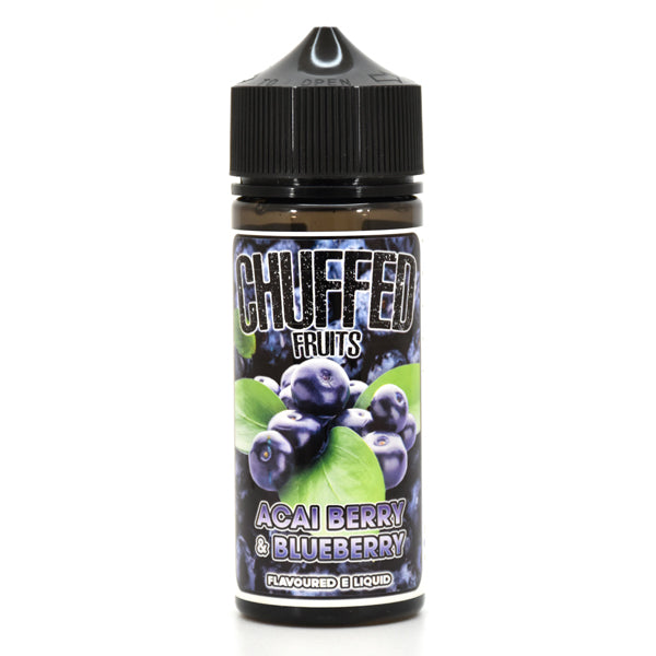 Chuffed Fruits Acai and Blueberry 0mg 100ml Shortfill, Vape Aurra UK