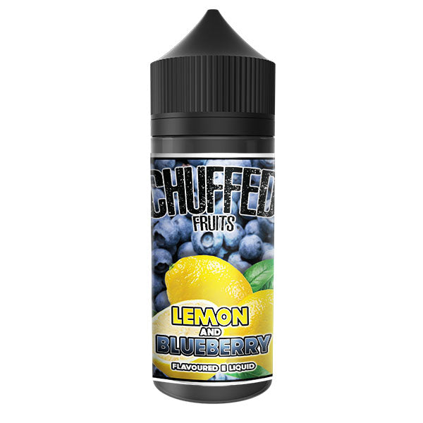 Chuffed Fruits - Lemon And Blueberry 0mg 100ml Shortfill E-Liquid,Vape Auraa UK