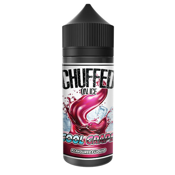 Chuffed On Ice - Cool Grape 0mg 100ml Shortfill E-Liquid, Vape Auraa UK