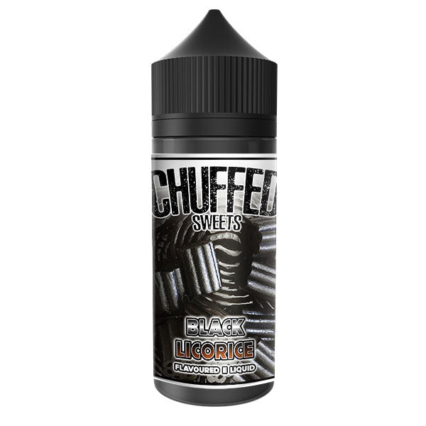 Chuffed Sweets - Black Licorice 0mg 100ml Shortfill, Vape Auraa UK