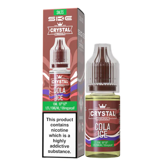 Crystal Nic Salts - Cola Ice - 10ml E-liquid