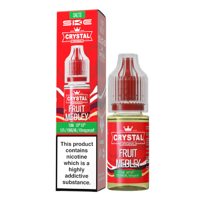 Crystal Nic Salts - Fruit Medley - 10ml E-liquid