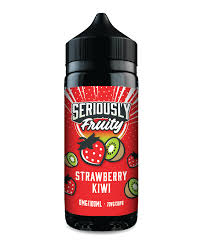 DOOZY VAPE SERIOUSLY FRUITY STRAWBERRY KIWI 0MG 100ML SHORTFILL