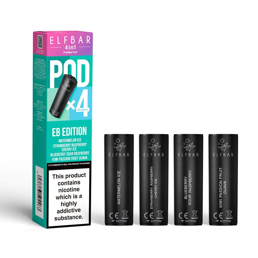 ELFBAR 4-in-1 Prefilled Pods - 4PK-EB Edition