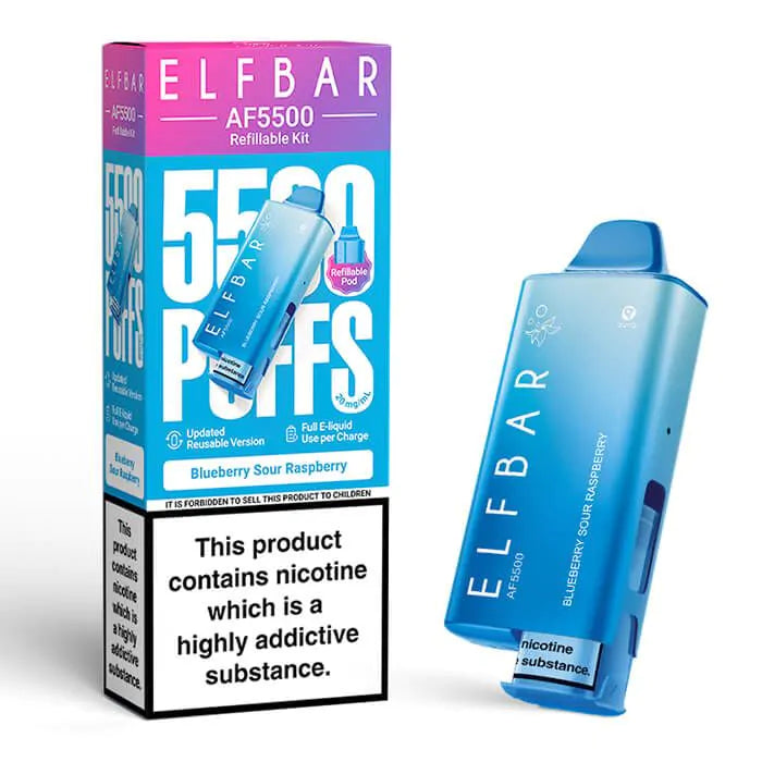 Elfbar AF5500 Prefilled Vape Kit-Blueberry Sour Raspberry
