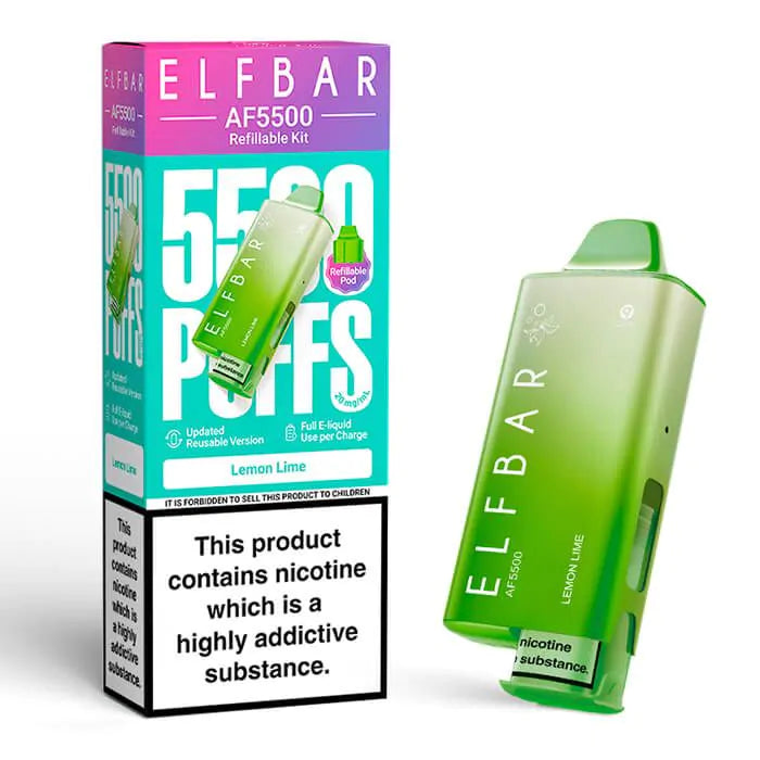 Elfbar AF5500 Prefilled Vape Kit-Lemon Lime