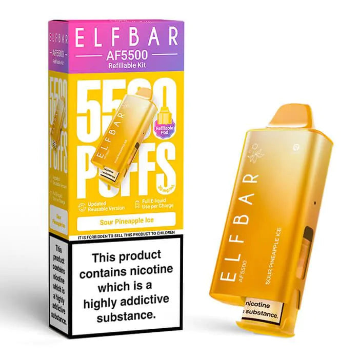 Elfbar AF5500 Prefilled Vape Kit-Sour Pineapple Ice