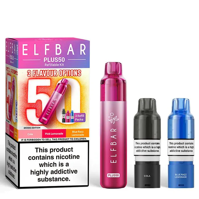 Elfbar Plus50 Prefilled Vape Kit-Drinks Edition