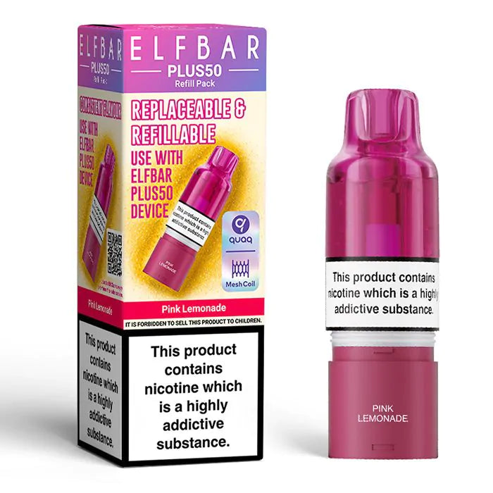 Elfbar Plus50 Prefilled Pods - 1PK-Pink Lemonade