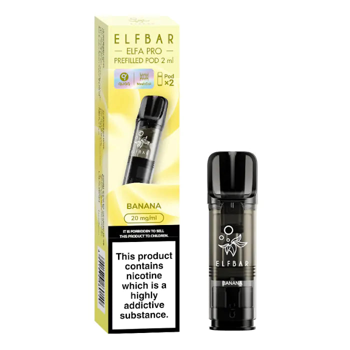 ELFBAR Elfa Pro Prefilled Pods - 20mg - 2PK-Banana