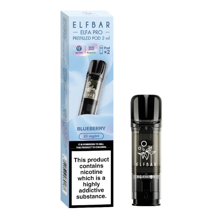 ELFBAR Elfa Pro Prefilled Pods - 20mg - 2PK-Blueberry