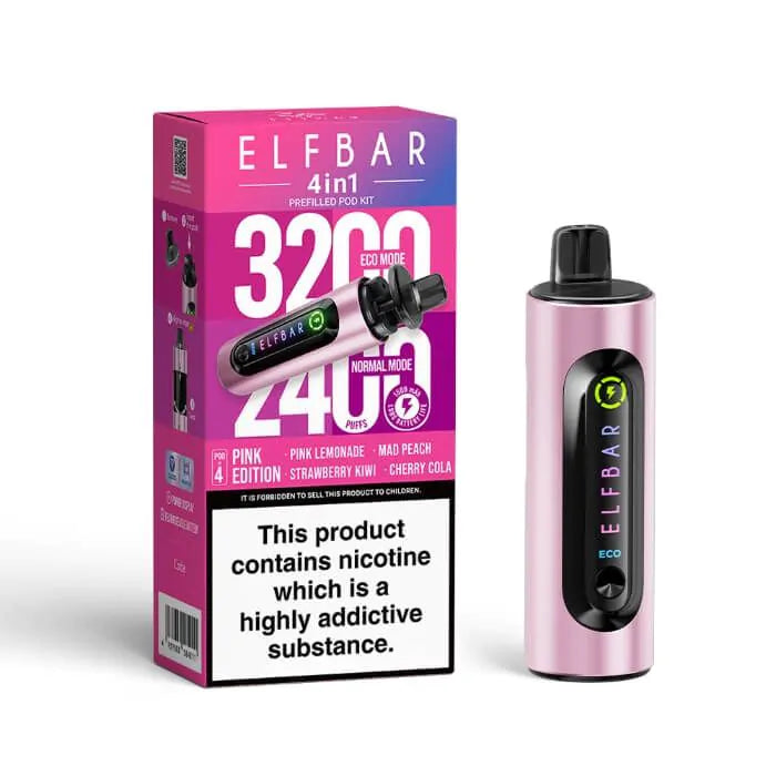 ELFBAR 4-in-1 Prefilled Kit-Pink Edition