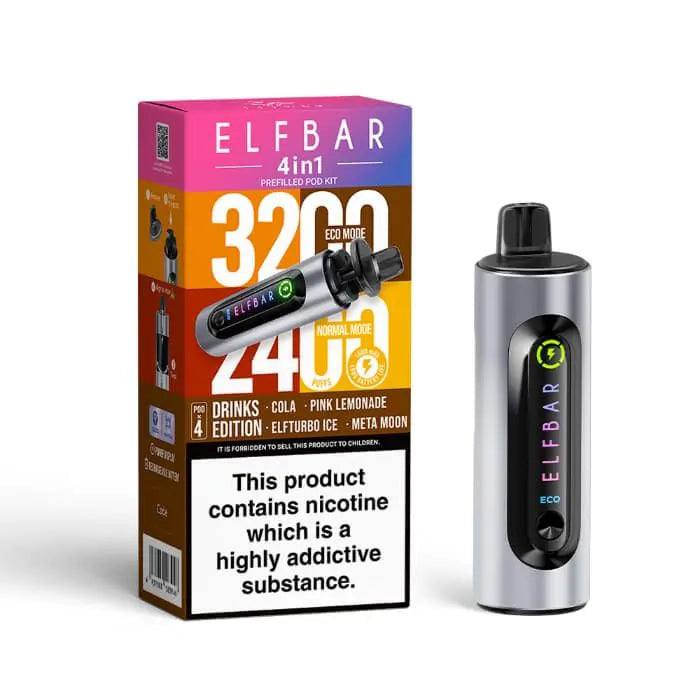 ELFBAR 4-in-1 Prefilled Kit-Drinks Edition