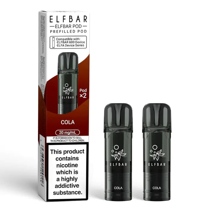 Elfbar 600 Prefilled Pods - 2PK-Cola