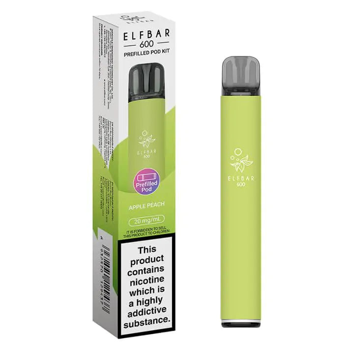 Elfbar 600 Prefilled Pod Kit-Apple Peach