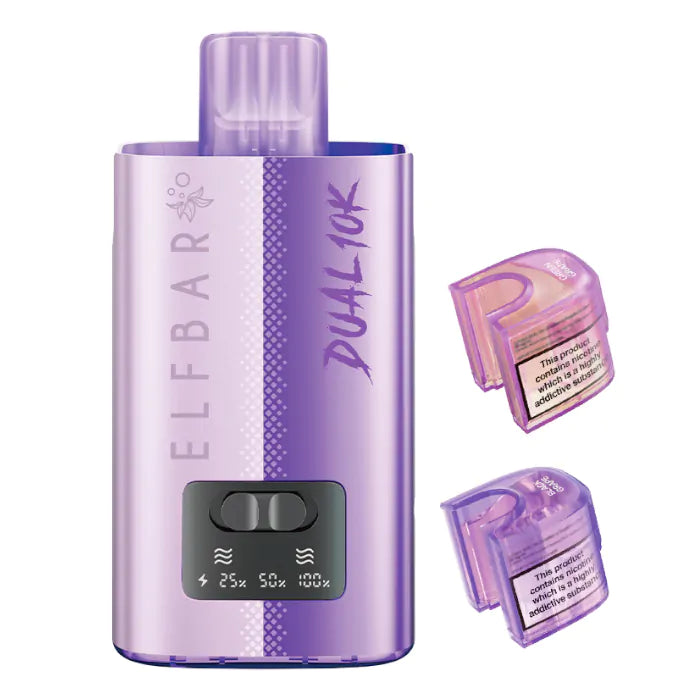 ELFBAR DUAL10K Prefilled Kit-Grape Edition