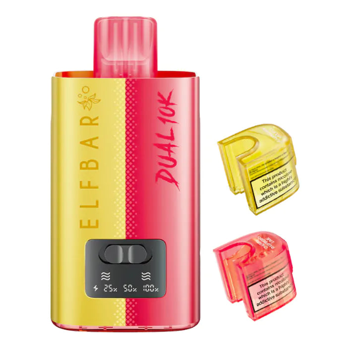 ELFBAR DUAL10K Prefilled Kit-Raspberry Edition