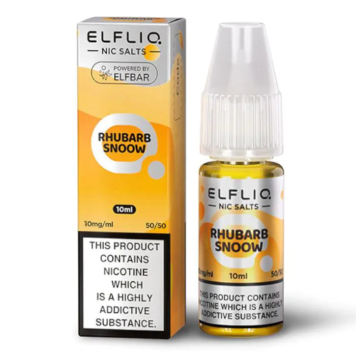 ELFBAR ElfLiq Rhubarb Snoow Nic Salts - 10ml