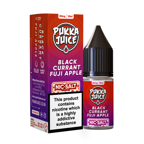 Pukka Juice Nic Salt Blackcurrant Fuji Apple 10ml E-liquid