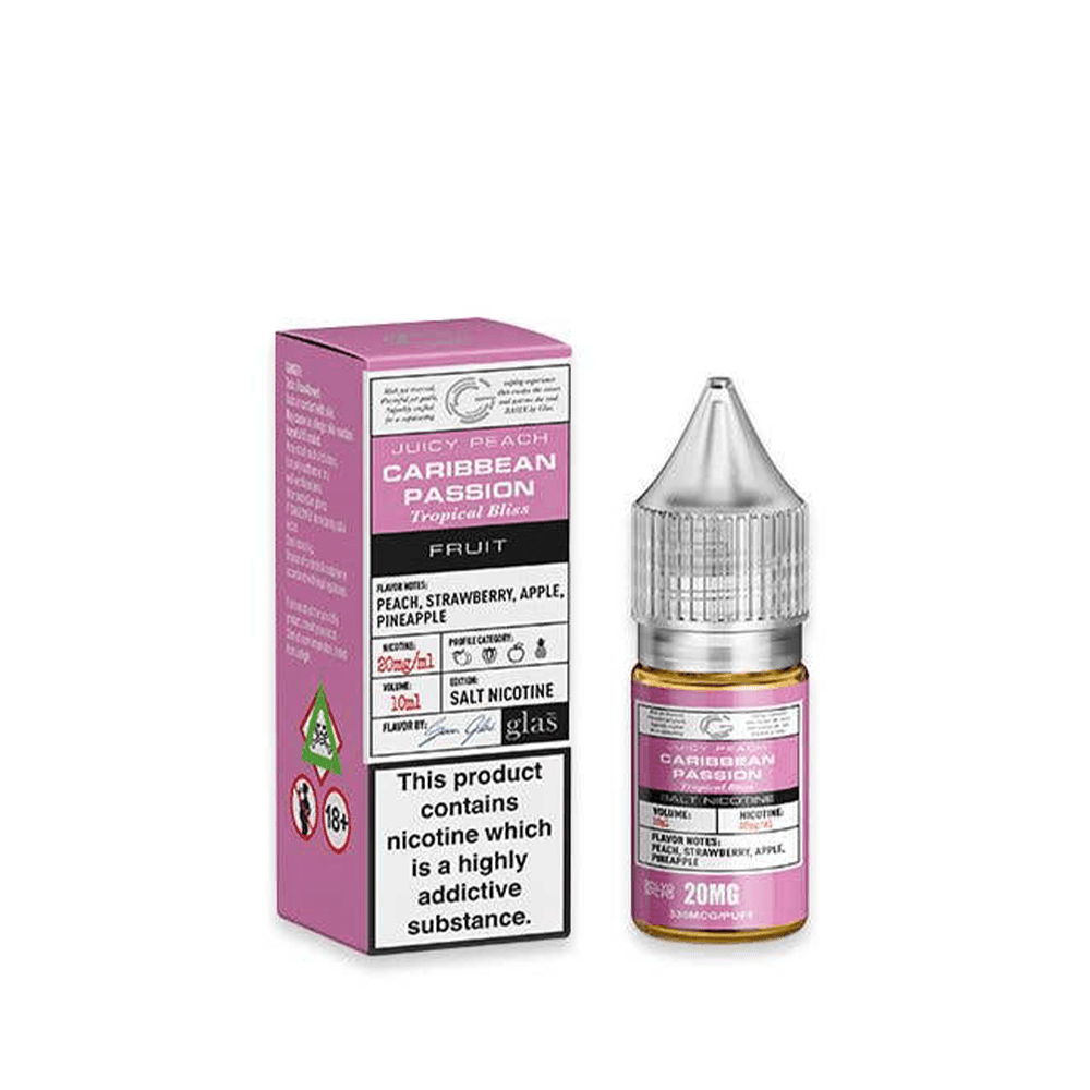 Glas Basix Series Juicy Peach Caribbean Passion Salt 10ml