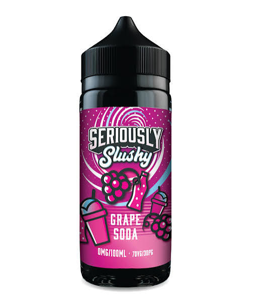 DOOZY VAPE SERIOUSLY SLUSHY GRAPE SODA 0MG 100ML SHORTFILL