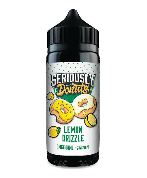 DOOZY VAPE SERIOUSLY DONUTS LEMON DRIZZLE 0MG 100ML SHORTFILL