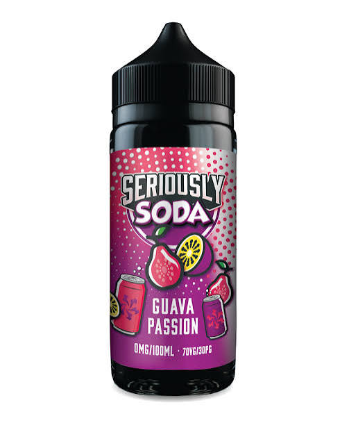 DOOZY VAPE SERIOUSLY SODA- GUAVA PASSION 0MG 100ML SHORTFILL