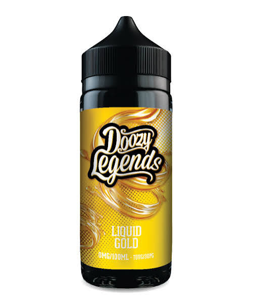 DOOZY VAPE LEGENDS- LIQUID GOLD 0MG 100ML SHORTFILL