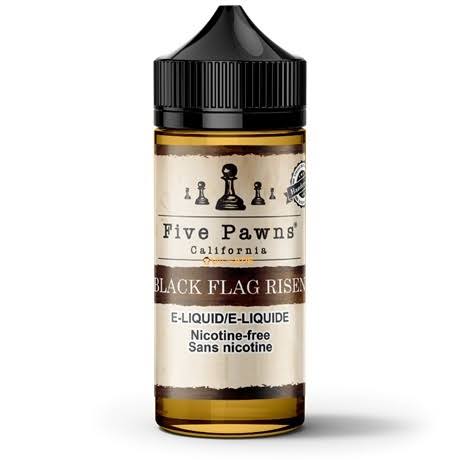 FIVE PAWNS - BLACK FLAG RISEN 0MG 100ML SHORTFILL