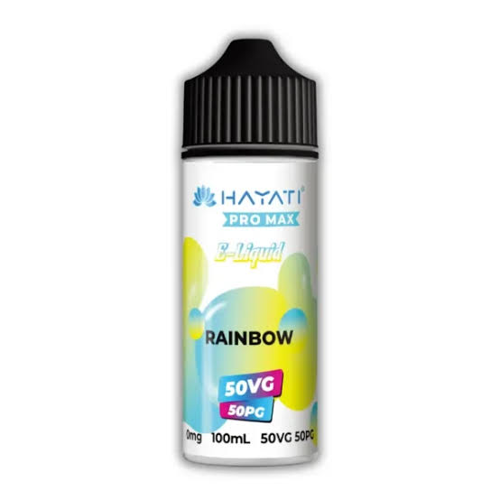 Hayati Pro Max 50/50 - Rainbow 0mg 100ml Shortfill