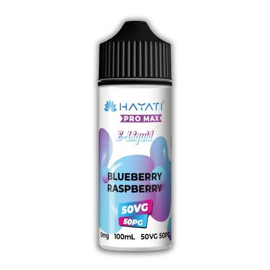 Hayati Pro Max 50/50 - Blueberry Raspberry 0mg 100ml Shortfill