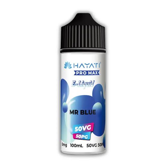 Hayati Pro Max 50/50 - Mr Blue 0mg 100ml Shortfill