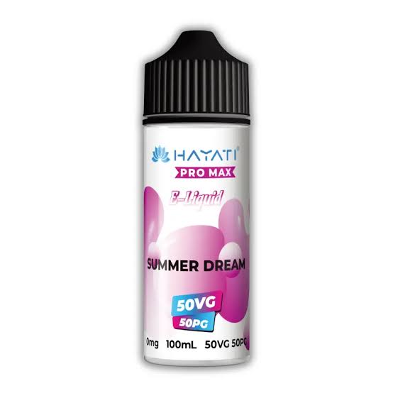 Hayati Pro Max 50/50 - Summer Dream 0mg 100ml Shortfill