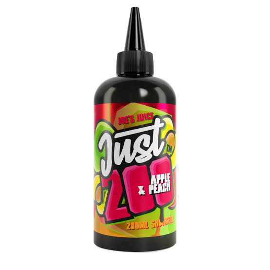 Just 200 by Joe's Juice Apple & Peach 0mg 200ml Shortfill