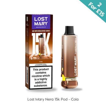 Lost Mary Nera 15K Pod