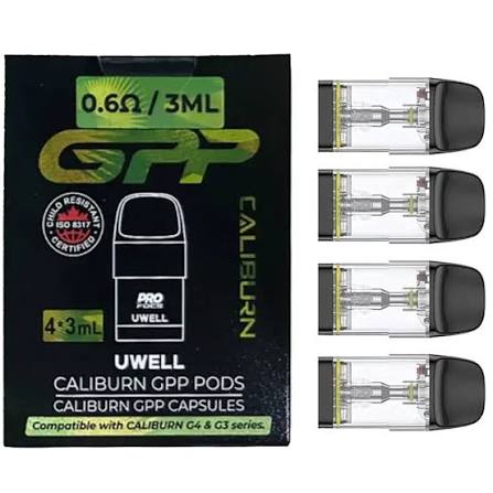 Uwell Caliburn GPP Replacement Pod Cartridge (4pcs/pack)