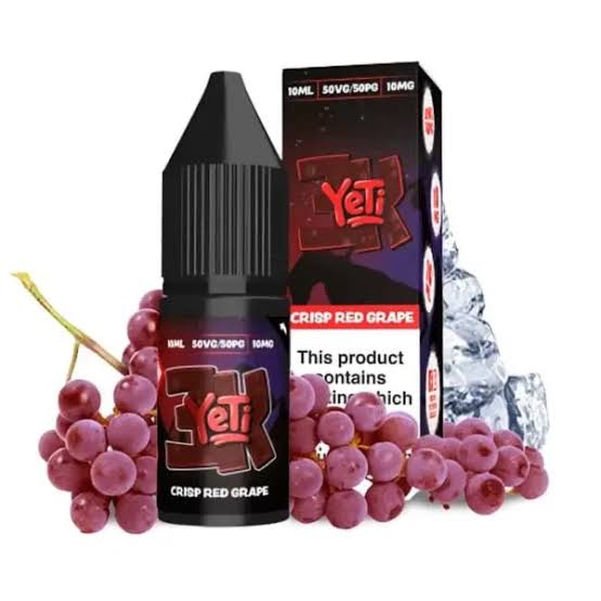 Yeti 3k Bar Salt-Crisp Red Grape 10ml E Liquid