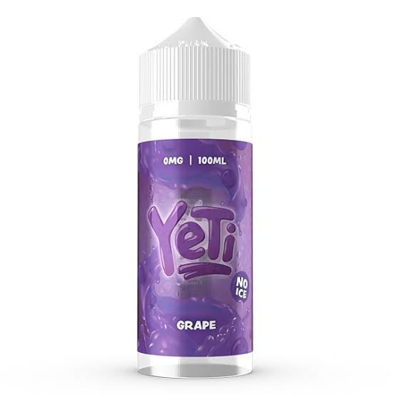 Yeti Defrosted - Grape No Ice 100ml 0mg Shortfill E-Liquid
