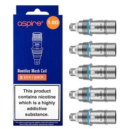 ASPIRE NAUTILUS MESH COIL 5 PACK
