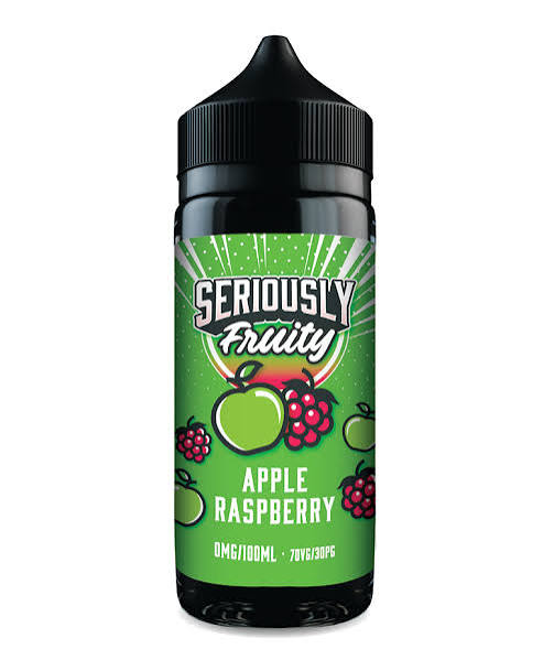 DOOZY VAPE SERIOUSLY FRUITY APPLE RASPBERRY 0MG 100ML SHORTFILL