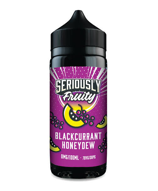 DOOZY VAPE SERIOUSLY FRUITY BLACKCURRANT HONEYDEW 0MG 100ML SHORTFILL